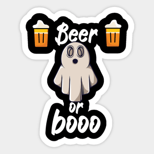Beer or boo Sticker
